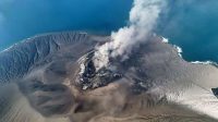 Aktivitas Gunung Anak Krakatau. (Dok.Kementerian ESDM)