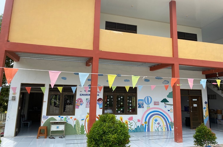 Gedung TK Alam Cahaya Bunda. (Foto: Far/Lingkarkaltim)
