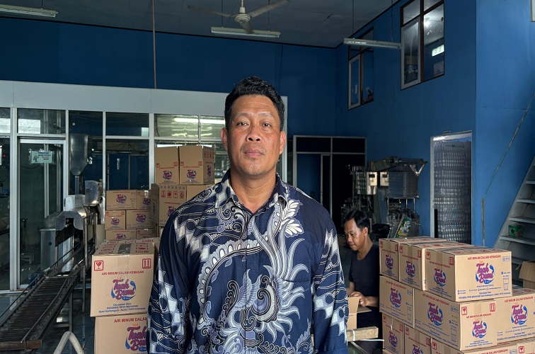 Pabrik produksi AMDK Perumda Tirta Mahakam, Sabtu (5/9/2026) (Rizki/Lingkarkaltim)