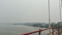 Kondisi kabut asap di Tenggarong, Rabu (16/9/2016) (Rizki/Lingkarkaltim)
