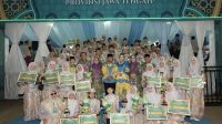 Kafilah Kalimantan Timur berhasil mempertahankan sebagai juara umum pada MTQ Nasional ke XXXI di Semarang, Jawa Tengah.(Adpim Pemprov Kaltim)