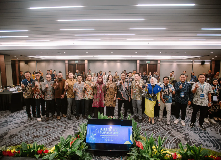 Kementerian Usaha Mikro, Kecil, dan Menengah (UMKM) terus mendorong usaha menengah melalui program RISE TO IPO 2026. (dok. Humas Kementerian UMKM)