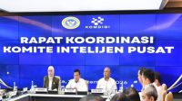 Rapat Koordinasi antara Badan Intelijen Negara (BIN), Badan Siber dan Sandi Negara (BSSN) dan Kementerian Komunikasi dan Digital (Kemkomdigi) di Kantor Kementerian Komdigi, Jakarta Pusat pada Rabu (16/09/2026). (dok. Kementerian Komdigi)