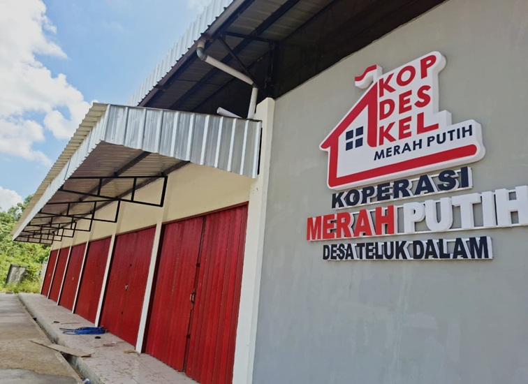 Koperasi Desa Kelurahan Merah Putih (KDMP) Merah Putih, Desa Teluk Dalam, Kec. Tenggarong Seberang. (Dilla/lingkarkaltim)