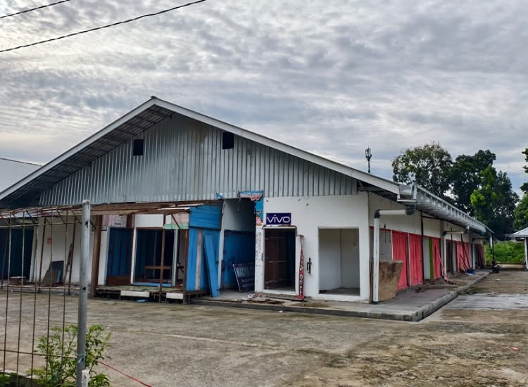 Eks pasar lapangan pemuda, Rabu (23/92026) (Rizki/Lingkarkaltim)