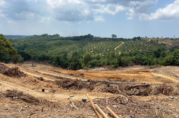Lahan Pembangunan TPA Marangkayu, Desa Semangko, Kec. Marangkayu. (Doc. Ar Ambo Dalle)