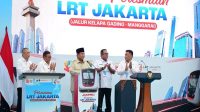 lrt Presiden Prabowo Subianto meresmikan LRT Jakarta Jalur Kelapa Gading–Manggarai di Stasiun LRT Manggarai, Jakarta Selatan, pada Rabu (16/09/2026). (Dok. BPMI Setpres)