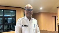 Ketua Pengkab PBSI Kukar M Aidil, Rabu (30/9/2026) (Rizki/Lingkarkaltim)