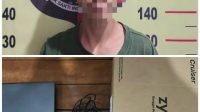 Barang bukti dan tersangka diamankan di Polsek Kembang Janggut.(Dok Polsek Kembang Janggut)