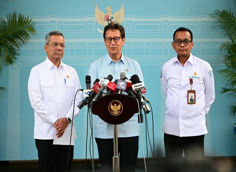 Menteri Kesehatan (Menkes) Budi Gunadi Sadikin (tengah), Jakarta, Senin (28/09/2026). (Dok. BPMI Setpres)