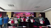 musnah Polres Berau melakukan pemusnahan barangbukti sabu sebesar 8 kg.(Foto:Nazriel)