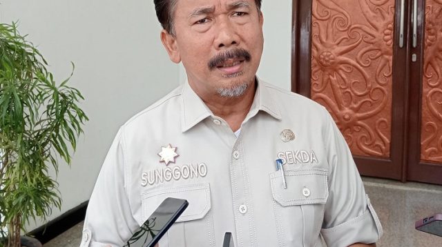 Sekda Kukar Sunggono. (M. As'ari/Lingkar Kaltim)