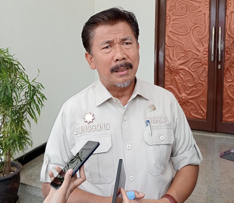 Sekda Kukar Sunggono. (M. As'ari/Lingkar Kaltim)