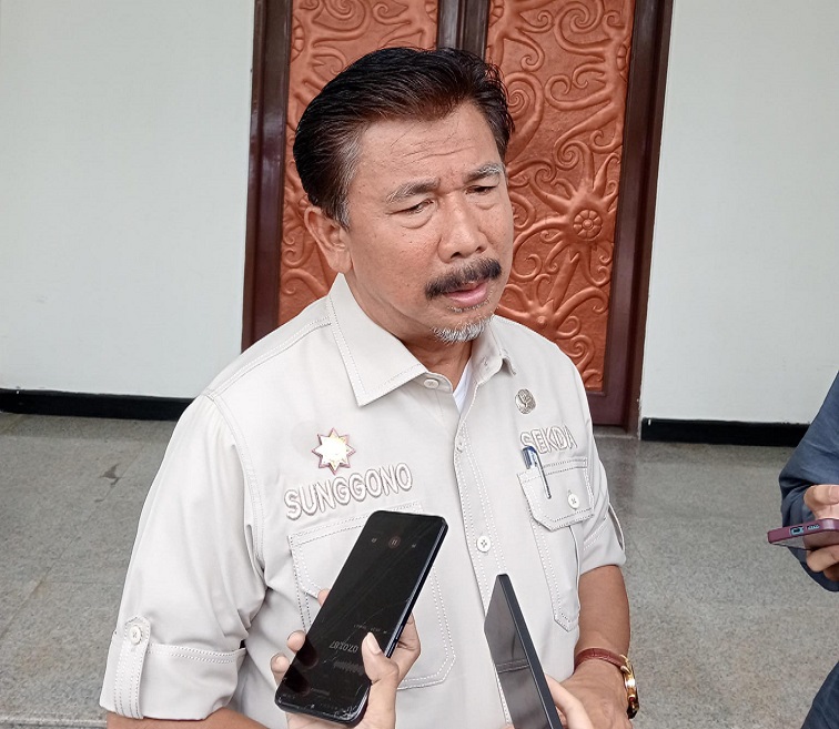 Sekda Kukar Sunggono. (M. As'ari/Lingkar Kaltim)
