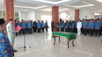 Pelantikan 58 Pejabat Administrasi dan Pengawas di lingkungan pemerintah kabupaten Kutai Kartanegara. (M. As'ari/Lingkar Kaltim)
