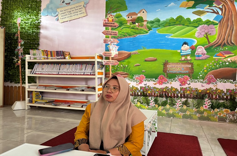 Ruang Perpustakaan SDN 025 Tenggarong, Mangkurawang. (Foto:Far/Lingkarkaltim)
