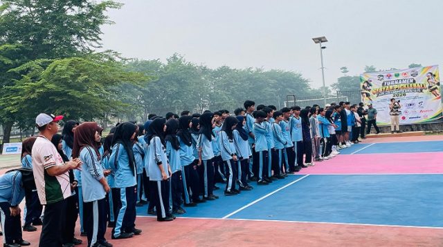 Turnamen pickleball untuk pertama kalinya secara resmi di tingkat Kabupaten Berau, Kamis (17/9/2026).(Foto:Nazriel)