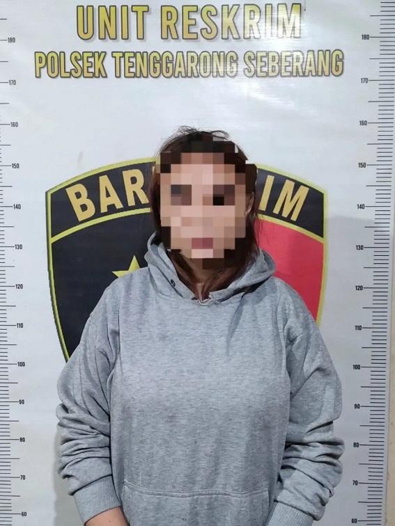 Terduga pelaku Saat Diamankan Polisi (Dok. Humas Polres Kukar)