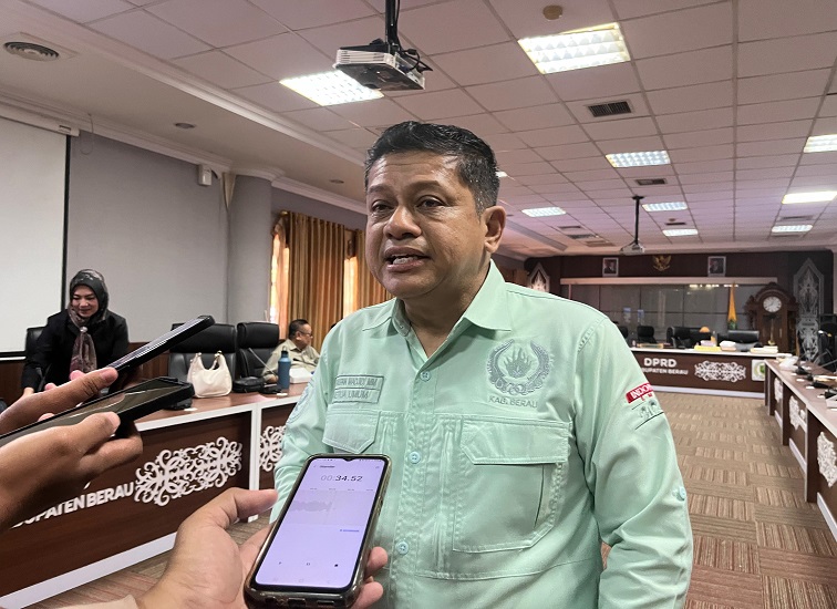 Ketua Komite Olahraga Nasional Indonesia (KONI) Berau, Taufan Madjid.(Nadzriel/Lingkarkaltim)