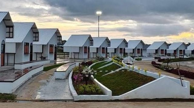 Kawasan Pujasera Arbizz Space Tenggarong. (Istimewa)