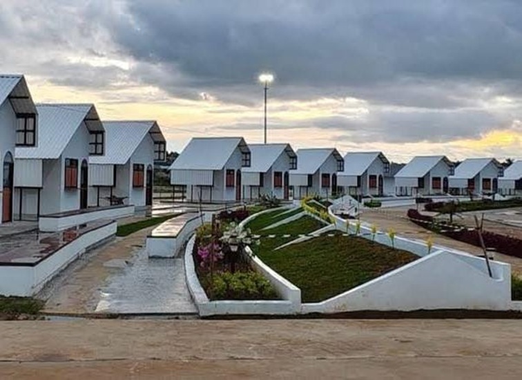 Kawasan Pujasera Arbizz Space Tenggarong. (Istimewa)