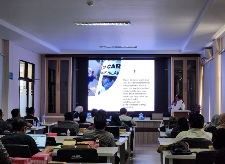Suasana workshop relasi media dan UKW yang diselenggarakan Diskominfo Berau bekerjasama PWI Berau.(Dok.Nazriel)