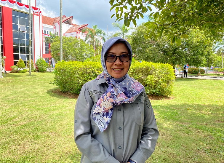 Plt Kepala Kesbangpol Kukar Rinda Desianti, Rabu (26/9/2026) (Rizki/Lingkarkaltim)