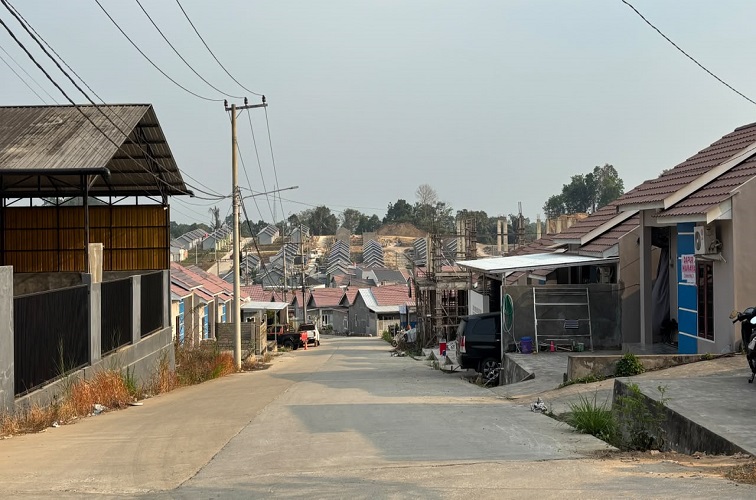 Kondisi Perumahan Griya Tambak Rel, Selasa (22/9/2026) (Rizki/Lingkarkaltim)