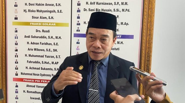 Kepala Badan Penanggulangan Bencana Daerah (BPBD) Kota Samarinda, Suwarso. (Devi/Lingkarkaltim)