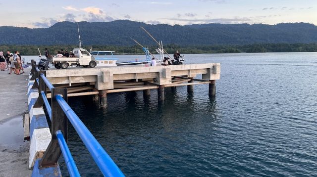 Sulaiman di Kecamatan Biduk-Biduk untuk mendukung konektivitas laut antarprovinsi.(Nazriel/Lingkarkaltim)