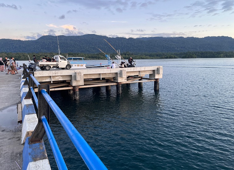 Sulaiman di Kecamatan Biduk-Biduk untuk mendukung konektivitas laut antarprovinsi.(Nazriel/Lingkarkaltim)