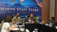 tni al Pertemuan antara TNI AL dan United States Navy (US Navy) dalam memperkuat kerja sama bilateral di bidang kapal selam melalui pelaksanaan Submarine Staff Talks yang berlangsung pada 15 - 17 September 2026 di Surabaya. (Dok. tnial.mil.id)