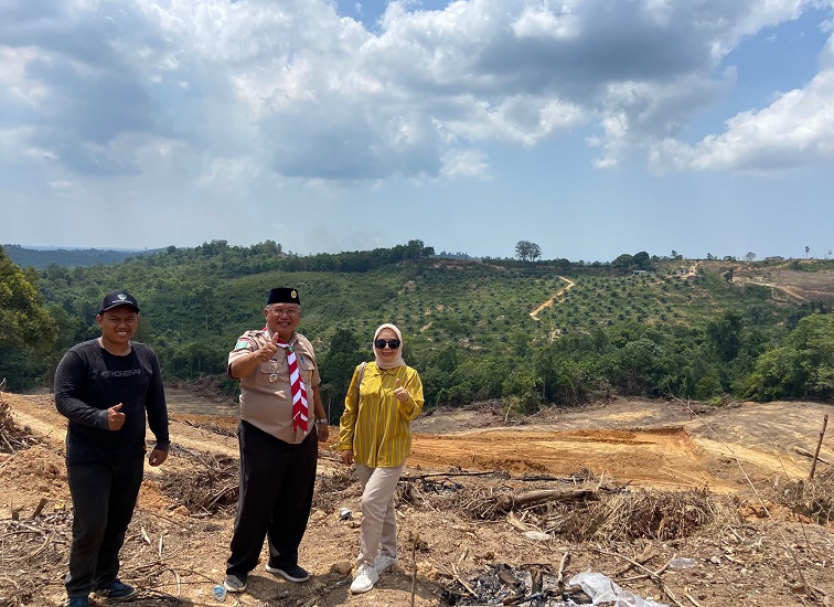 Lahan Pembangunan TPA Marangkayu, Desa Semangko, Kec. Marangkayu. (Doc. Ar Ambo Dalle)