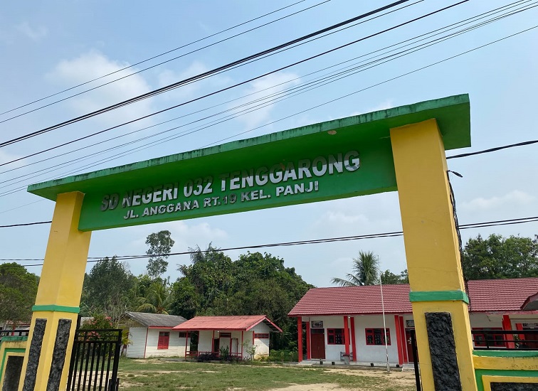 SDN 032 Tenggarong beralamatkan di Jalan Anggana, Kelurahan Panji. (Foto: Far/Lingkarkaltim)