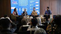 Konferensi Pers Technical Meeting TEI ke-41 di ICE BSD City, Kabupaten Tangerang, Banten, pada Rabu (30/9/26). (Dok. kemendag.go.id)