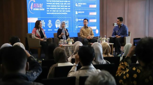 Konferensi Pers Technical Meeting TEI ke-41 di ICE BSD City, Kabupaten Tangerang, Banten, pada Rabu (30/9/26). (Dok. kemendag.go.id)