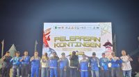 Acara Pelepasan Kontingen Kabupaten Kutai Kartanegara pada Porprov VIII di Paser, Peparprov V, dan Forda II & Porwada Provinsi Kalimantan Timur Tahun 2026 Bertempat di Arbizz Space, Tenggarong, Jumat (30/10/26). (Dilla/lingkarkaltim)