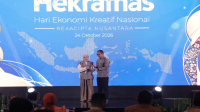 Acara Puncak Perayaan Hari Ekonomi Kreatif Nasional (HEKRAFNAS) 2026, Sabtu (24/10/26). (Dok. Kemendiktisaintek)