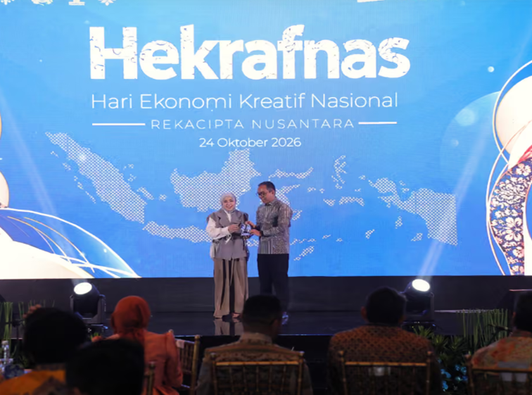 Acara Puncak Perayaan Hari Ekonomi Kreatif Nasional (HEKRAFNAS) 2026, Sabtu (24/10/26). (Dok. Kemendiktisaintek)