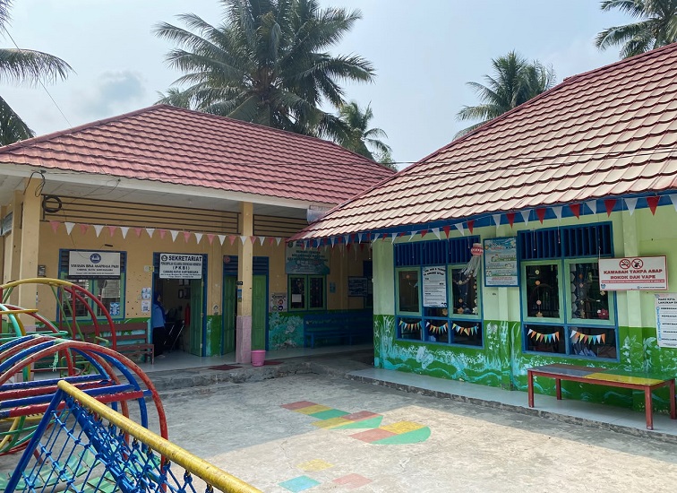 TK Anggrek Hitam berlokasi di Jalan Long Bangun, Kelurahan Maluhu. (Far/Lingkarkaltim.com)