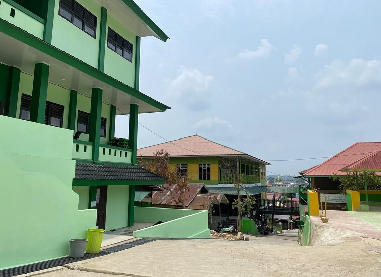 MTs Al Kautsar di Jalan Gunung Pegat, Kabupaten Kutai Kartanegara. (Far/Lingkarkaltim.com)