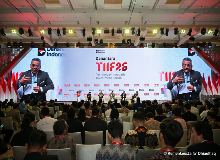 Menteri Keuangan (Menkeu), Suahasil Nazara dalam acara Danantara Technology Innovation and Investment Forum, Jakarta, Senin (26/10/26). (Dok. Kemenkeu RI)