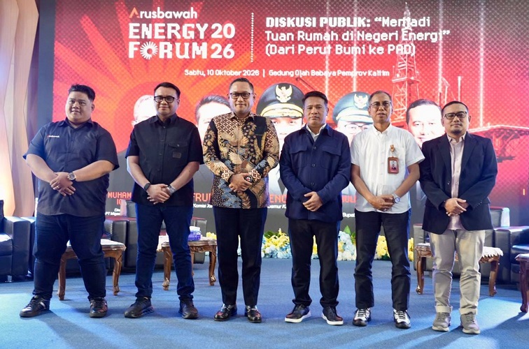 Arusbawah Energy Forum 2026 di Gedung Olah Bebaya, Kompleks Kantor Gubernur Kaltim, Samarinda, Sabtu (10/10/2026).(adpim Pemprov Kaltim)