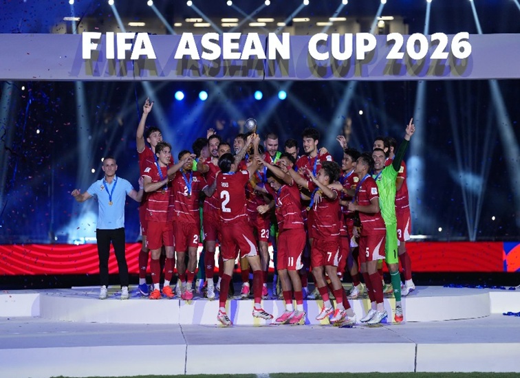 Ketua Umum PSSI Erick Thohir menilai hasil luar biasa Timnas Indonesia sebagai juara FIFA ASEAN Cup 2026 adalah pelajaran bagus untuk masuk ke Piala Dunia. (Dok. kemenpora.go.id)