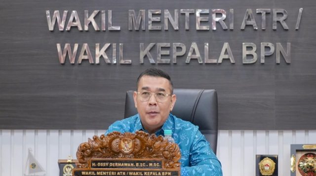 Wakil Menteri Agraria dan Tata Ruang/Wakil Kepala Badan Pertanahan Nasional (Wamen ATR/Waka BPN), Ossy Dermawan. (dok. Kementerian ATR/BPN)
