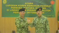 Kepala Pengadilan Militer Utama, Mayor Jenderal TNI Dr. Esron Sinambela dan Kepala Pengadilan Militer (Kadilmil) IV-16 Balikpapan, Bagus Partha Wijaya.(istimewa)