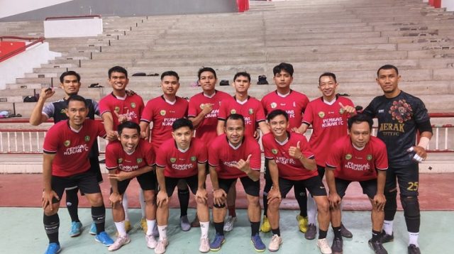 Latihan Tim Futsal Korpri Kukar (Dok. Hendro)