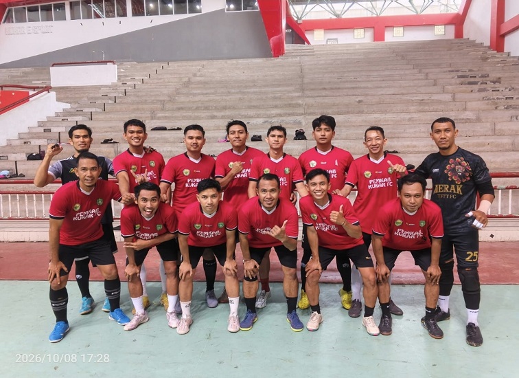 Latihan Tim Futsal Korpri Kukar (Dok. Hendro)