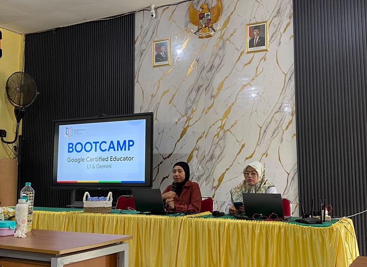 Pelaksanaan Pembinaan Google For Education di SDN 007 Tenggarong berada di Jalan Pesut, Kelurahan Timbau. (Far/Lingkarkaltim.com)