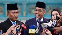 Kepala Badan Pengelolaan Gambut dan Mangrove Nasional (BPGMN) Satyawan Pudyatmoko usah pelantikan di Istana Negara, Jakarta, pada Kamis (15/10/2026). (Dok. BPMI Setpres)